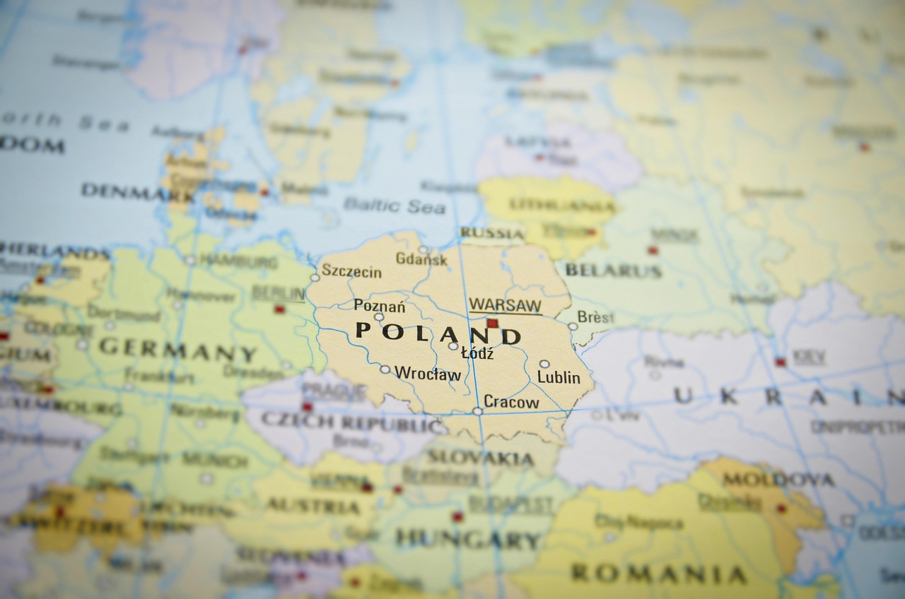 Mapa Polski